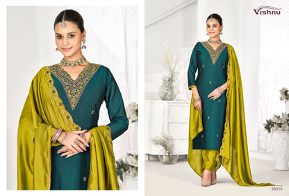 Sunayana Vishnu Impex Vichitra Silk Pant Style Suits Supplier Ahmedabad