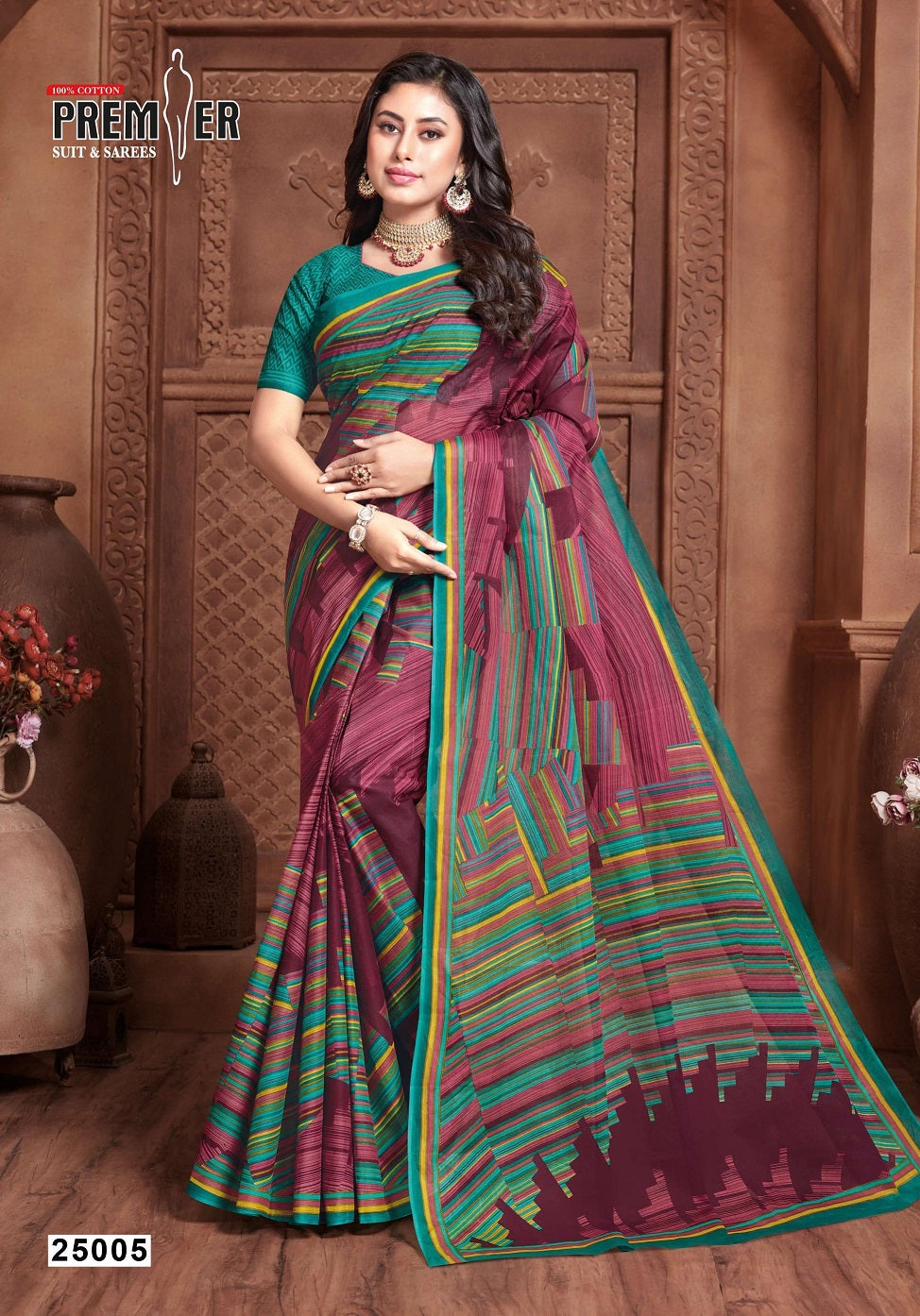 Suncity Vol 25 Premier Cotton Sarees Wholesaler