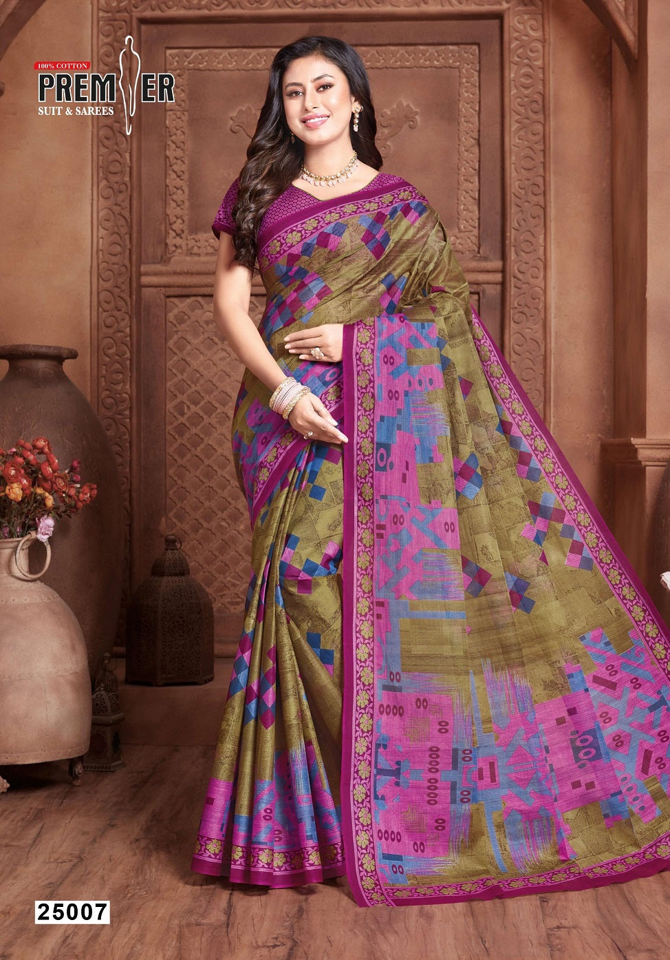 Suncity Vol 25 Premier Cotton Sarees Wholesaler