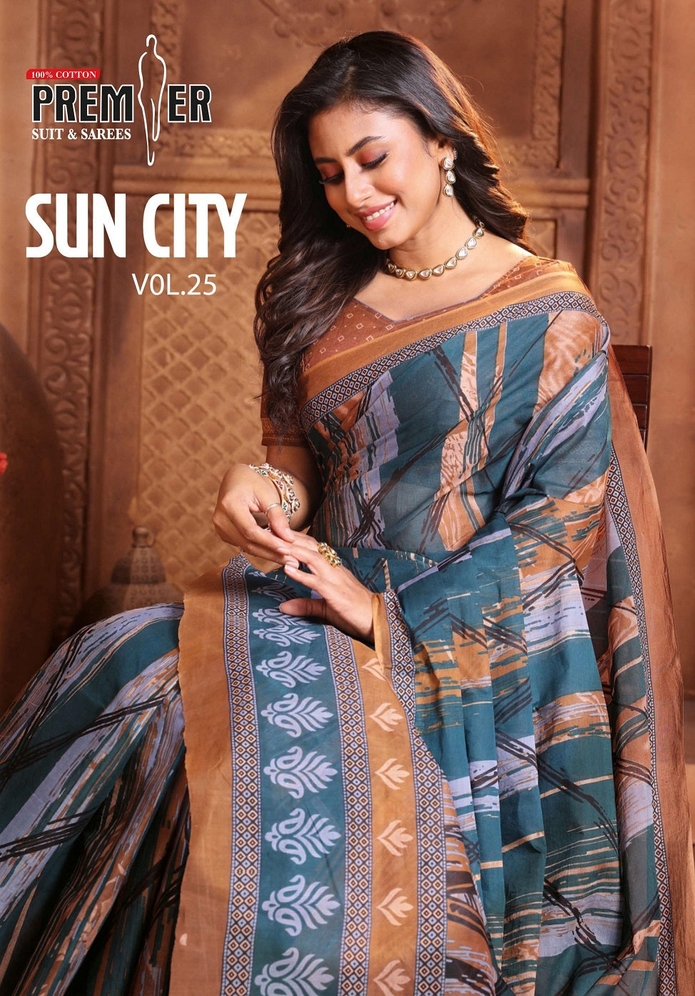 Suncity Vol 25 Premier Cotton Sarees Wholesaler