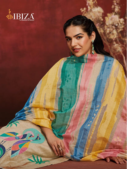 Sundari Ibiza Organic Pant Style Suits Wholesaler Ahmedabad