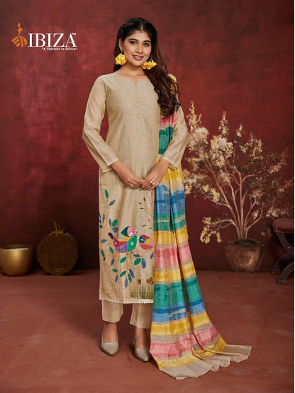 Sundari Ibiza Organic Pant Style Suits Wholesaler Ahmedabad