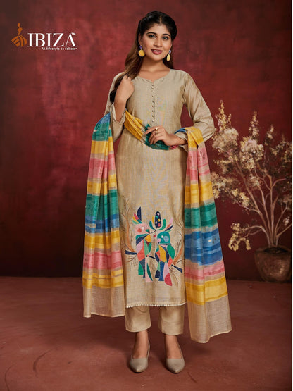 Sundari Ibiza Organic Pant Style Suits Wholesaler Ahmedabad