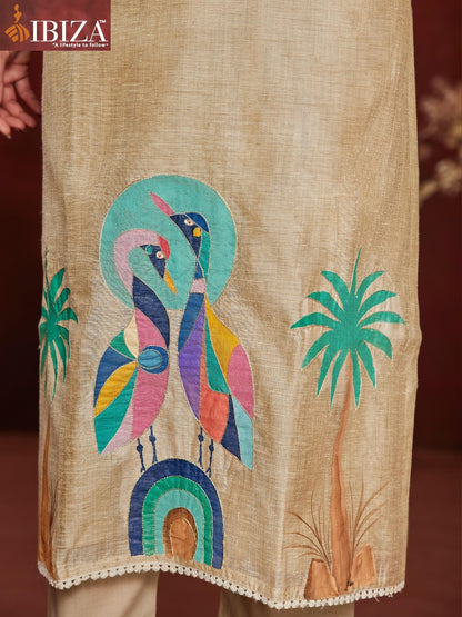 Sundari Ibiza Organic Pant Style Suits Wholesaler Ahmedabad