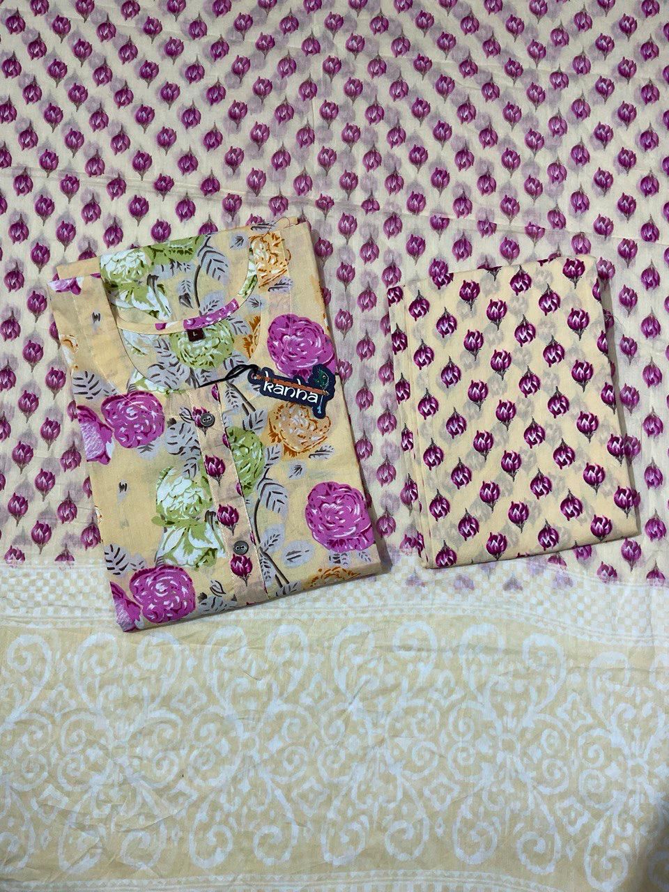 Sundari 220125 Kanha Readymade Cotton Pant Suits Wholesaler India