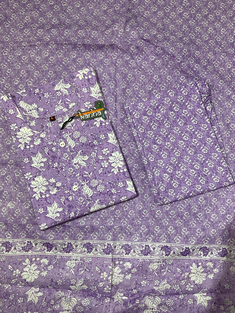 Sundari Kanha Pure Cotton Readymade Pant Style Suits