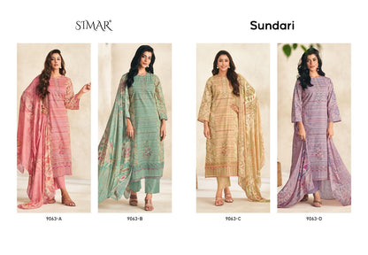 Sundari Simar Pure Lawn Pant Style Suits Exporter Gujarat