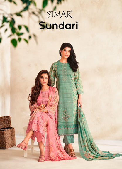 Sundari Simar Pure Lawn Pant Style Suits Exporter Gujarat