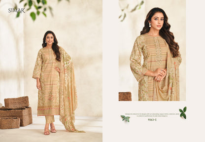 Sundari Simar Pure Lawn Pant Style Suits Exporter Gujarat