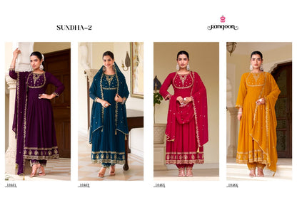Sundha Vol 2 Rangoon Georgette Readymade Anarkali Suits Manufacturer
