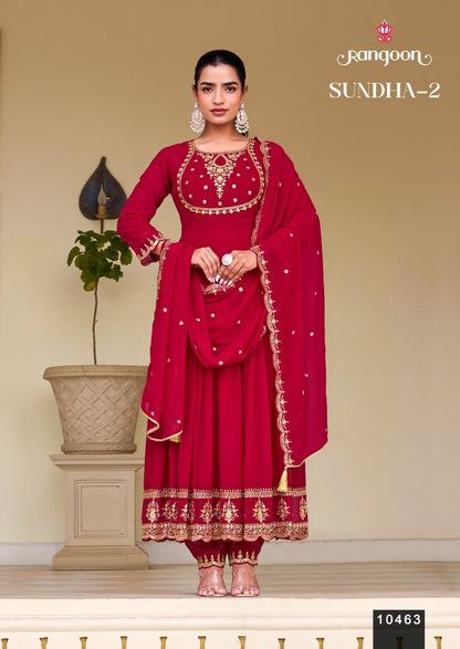Sundha Vol 2 Rangoon Georgette Readymade Anarkali Suits Manufacturer