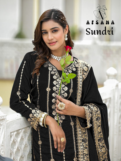 Sundri Afsana Vichitra Readymade Sharara Suits Exporter