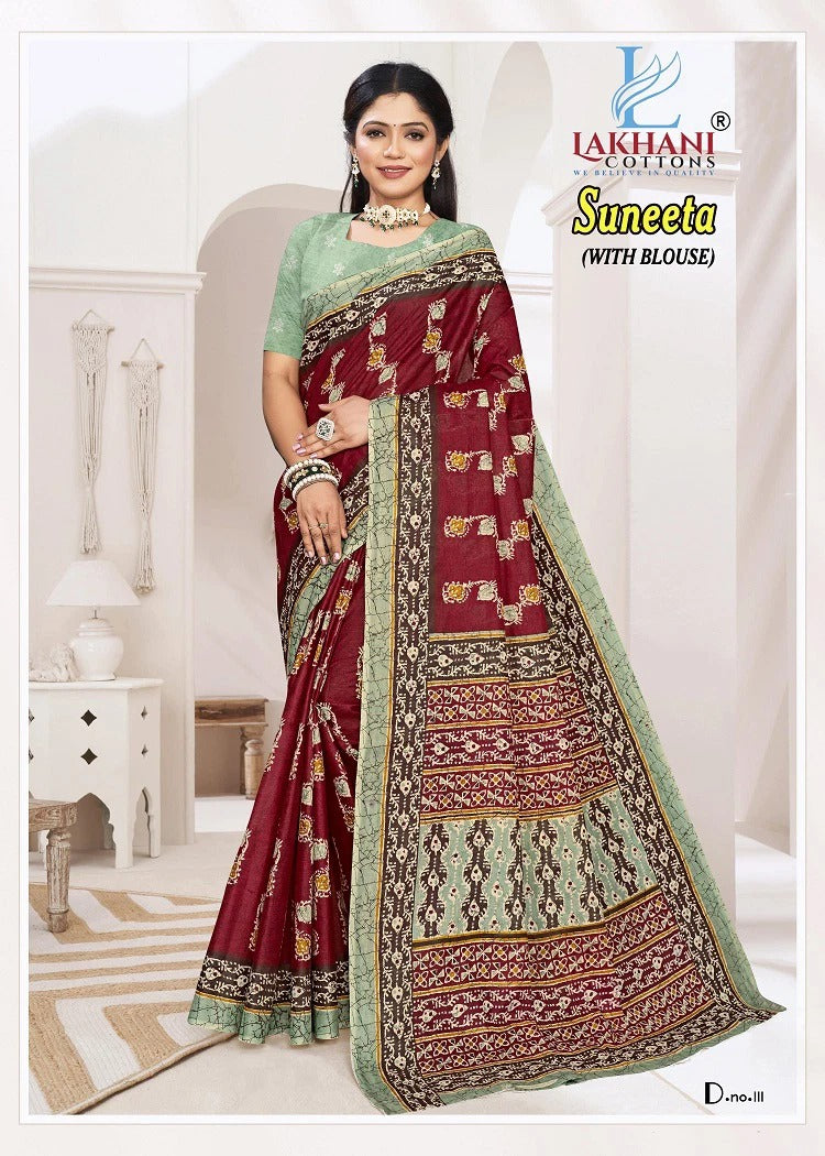 Suneeta Lakhani Cotton Sarees Manufacturer Gujarat