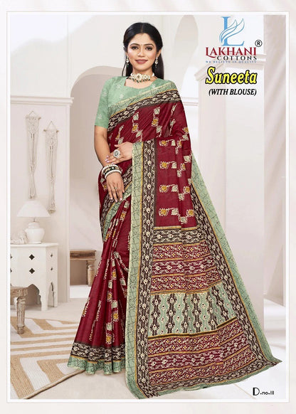 Suneeta Lakhani Cotton Sarees Manufacturer Gujarat