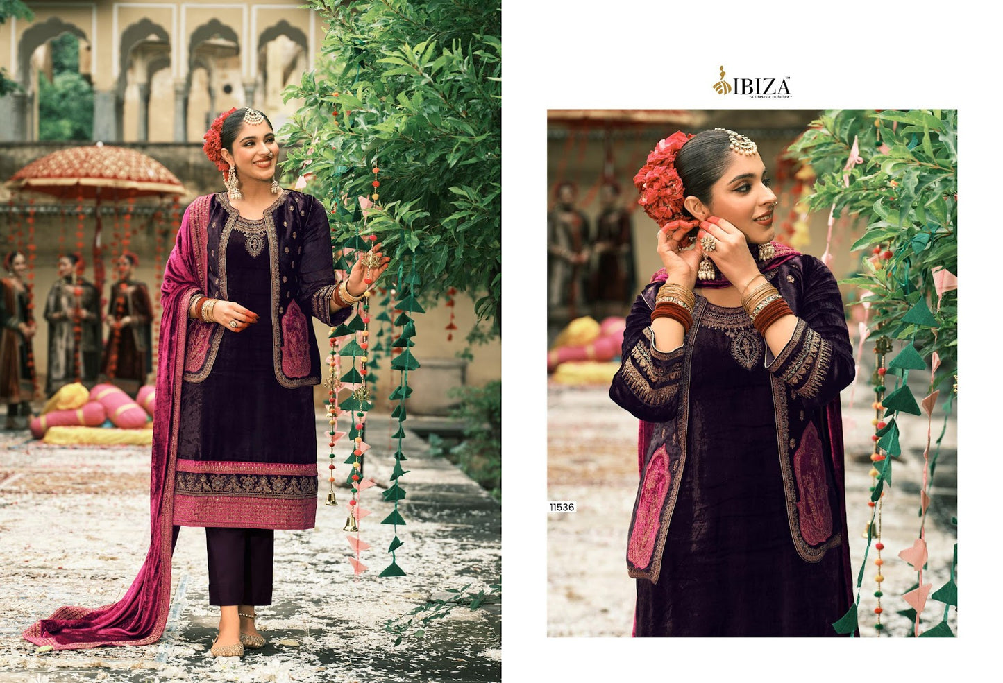 Suneherii Ibiza Viscose Velvet Suits Wholesale