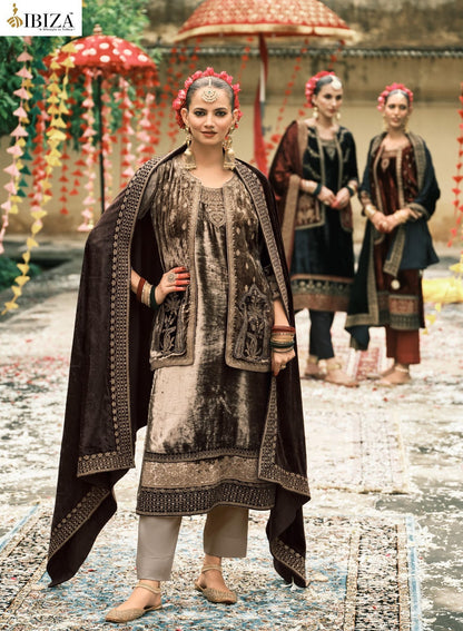 Suneherii Ibiza Viscose Velvet Suits Wholesale