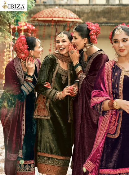 Suneherii Ibiza Viscose Velvet Suits Wholesale