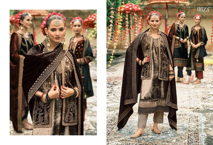 Suneherii Ibiza Viscose Velvet Suits Wholesale