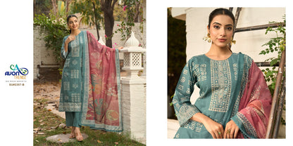 Sunehri Avon Trendz Cotton Lawn Pant Style Suits Manufacturer