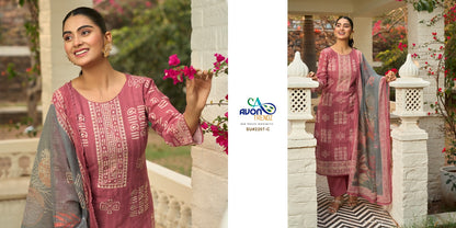 Sunehri Avon Trendz Cotton Lawn Pant Style Suits Manufacturer