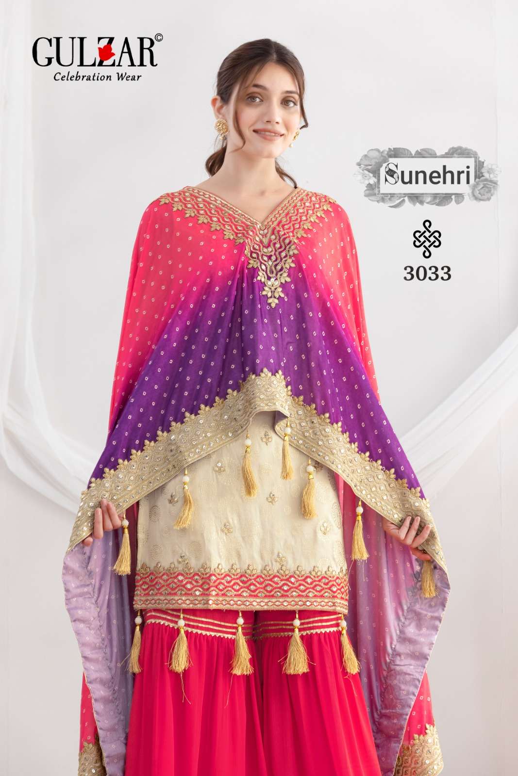 Sunehri Gulzar Viscose Simmer Indo Western Pair Supplier India