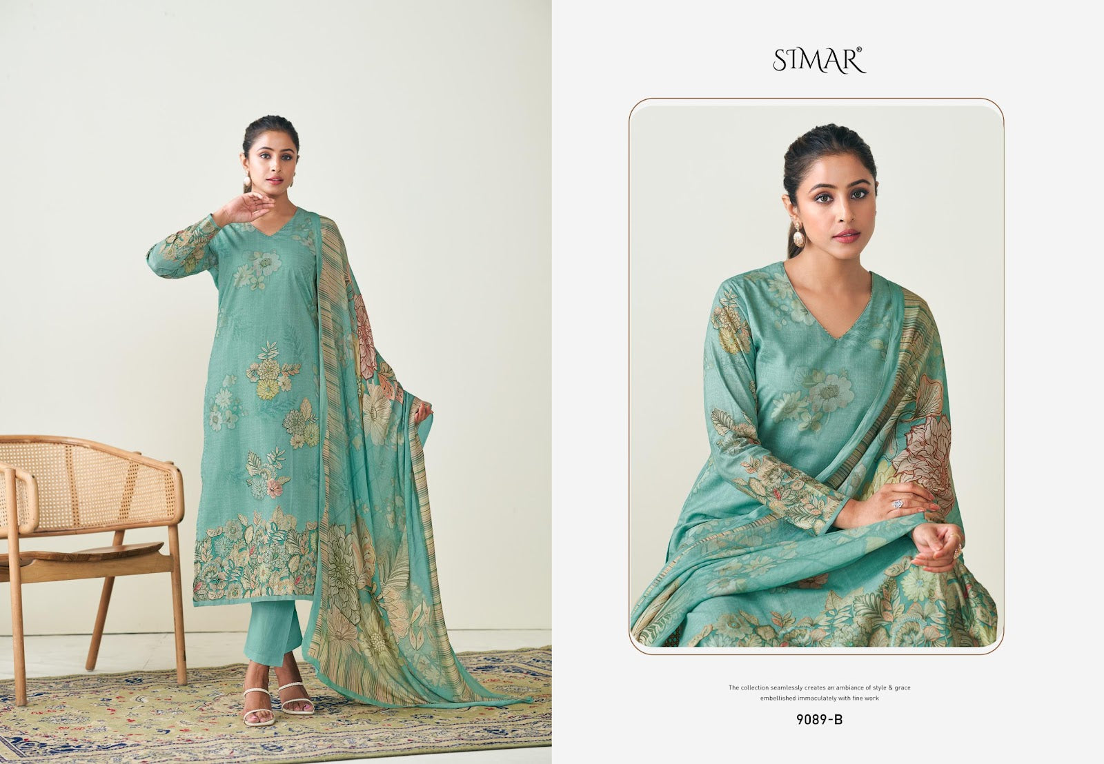 Sunera Simar Pure Lawn Pant Style Suits Exporter