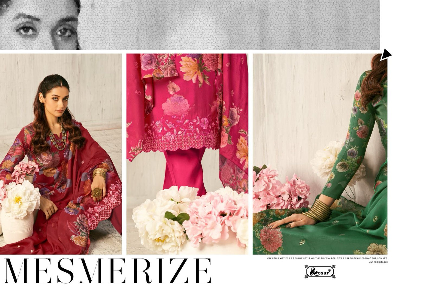 Sunflower Kesar Viscose Muslin Karachi Salwar Suits Manufacturer Ahmedabad