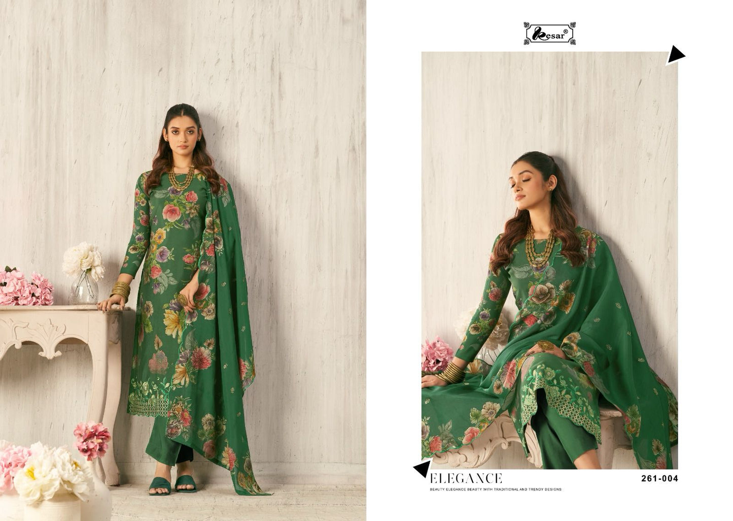 Sunflower Kesar Viscose Muslin Karachi Salwar Suits Manufacturer Ahmedabad