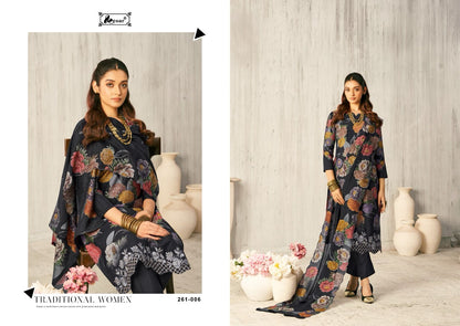 Sunflower Kesar Viscose Muslin Karachi Salwar Suits Manufacturer Ahmedabad