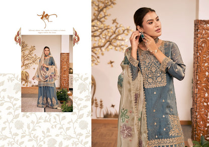 Sunflower Radha Trendz Fendy Silk Readymade Plazzo Style Suits Manufacturer Gujarat