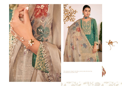 Sunflower Radha Trendz Fendy Silk Readymade Plazzo Style Suits Manufacturer Gujarat