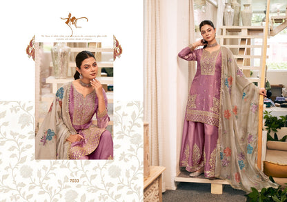 Sunflower Radha Trendz Fendy Silk Readymade Plazzo Style Suits Manufacturer Gujarat