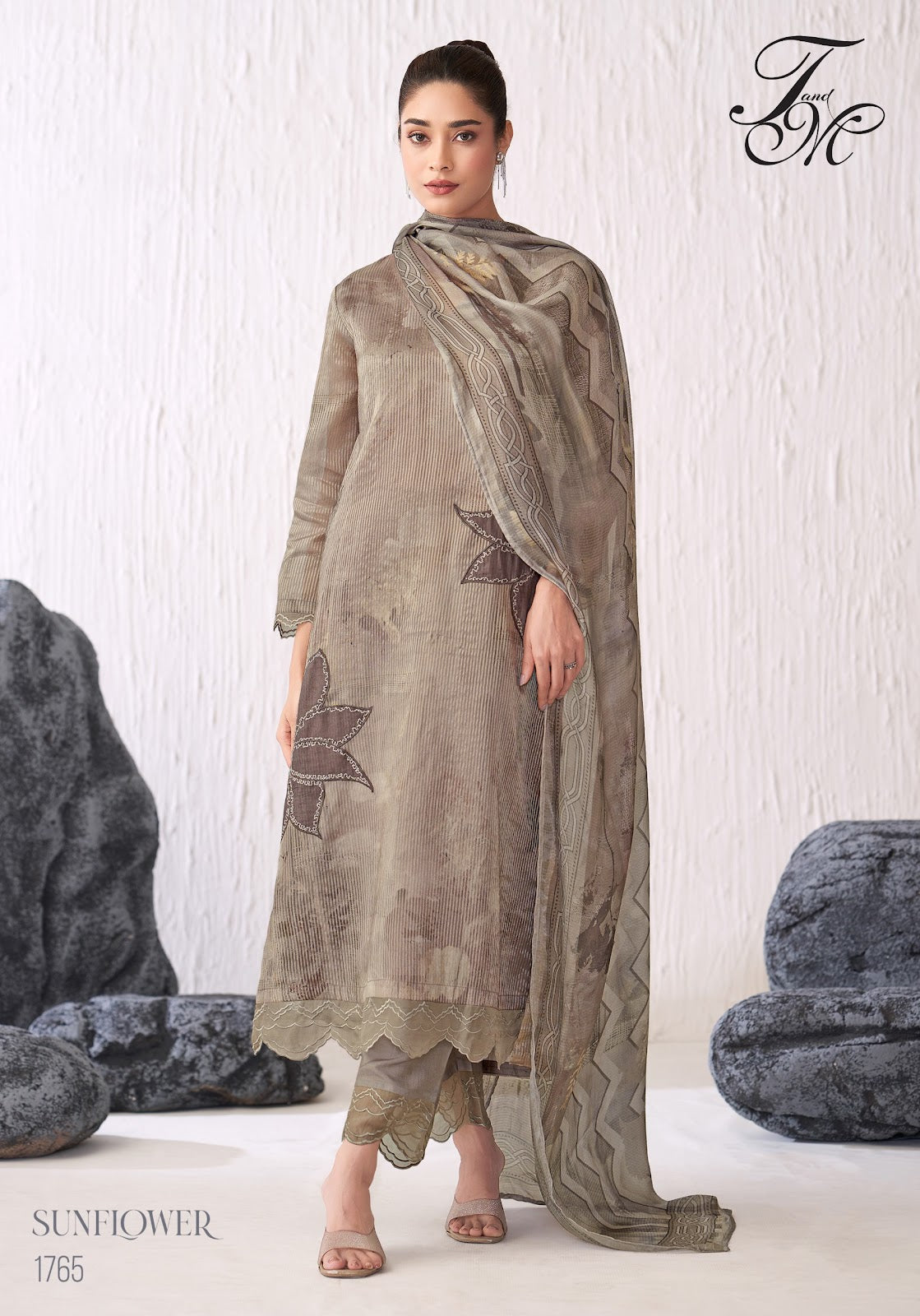 Sunflower Tm Pure Silk Pant Style Suits Supplier Gujarat