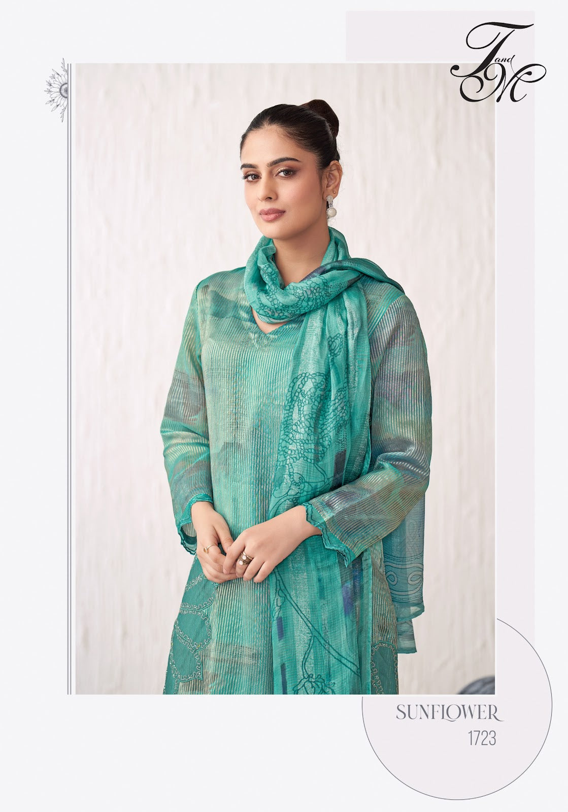 Sunflower Tm Pure Silk Pant Style Suits Supplier Gujarat