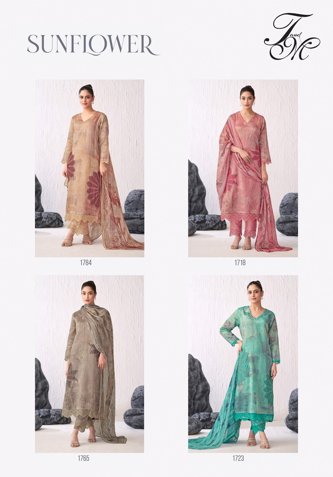 Sunflower Tm Pure Silk Pant Style Suits Supplier Gujarat