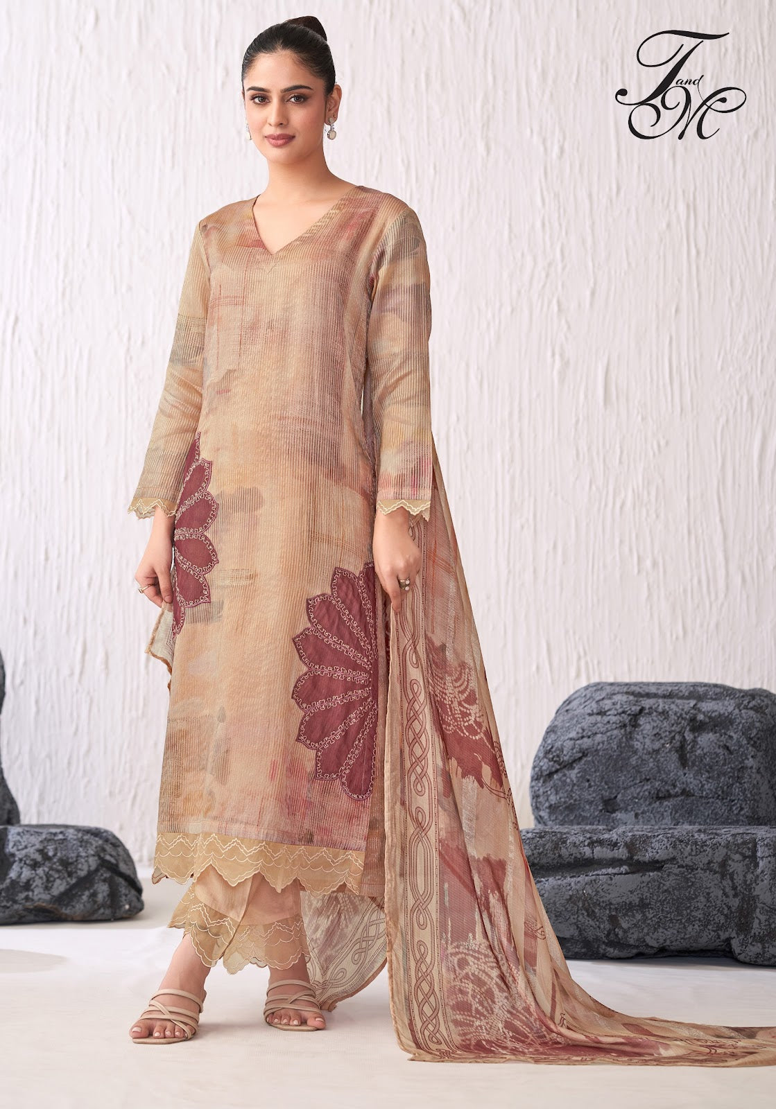 Sunflower Tm Pure Silk Pant Style Suits Supplier Gujarat