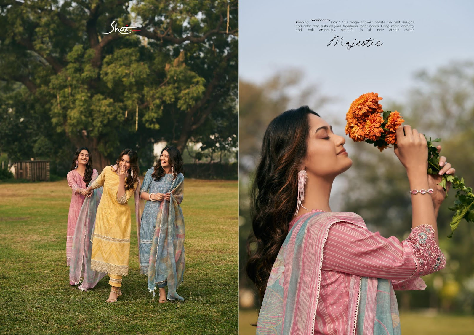 Sunheri Dhoop Jay Vijay Shai Chanderi Pant Style Suits Wholesale Rate