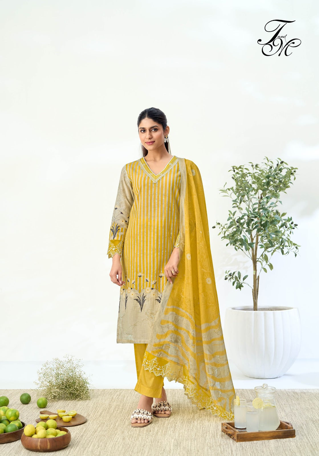 Sunheri Dhoop Tm Mal Chanderi Pant Style Suits Manufacturer Gujarat
