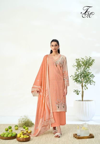 Sunheri Dhoop Tm Mal Chanderi Pant Style Suits Manufacturer Gujarat
