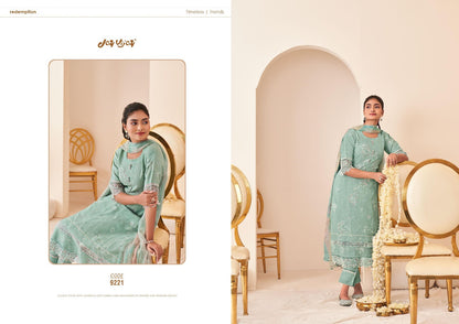 Sunheri Jay Vijay Khadi Pant Style Suits Wholesaler Ahmedabad
