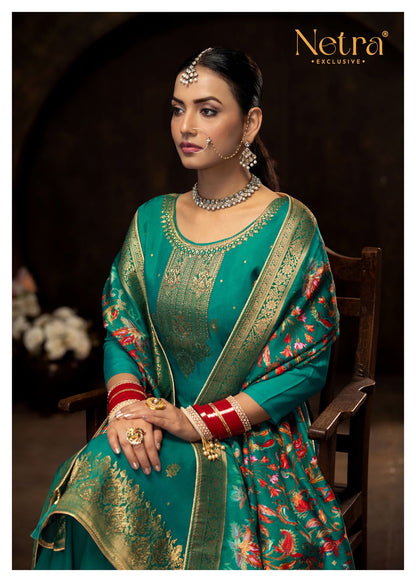 Sunidhi Netra Lakhnavi Plazzo Style Suits Wholesale Price