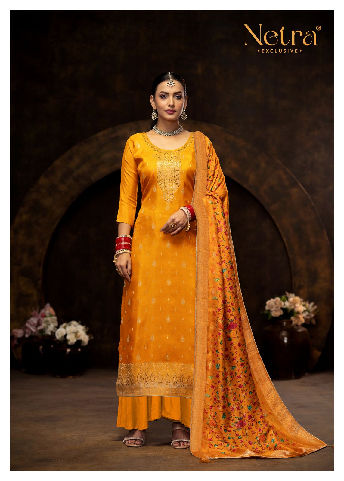Sunidhi Netra Lakhnavi Plazzo Style Suits Wholesale Price