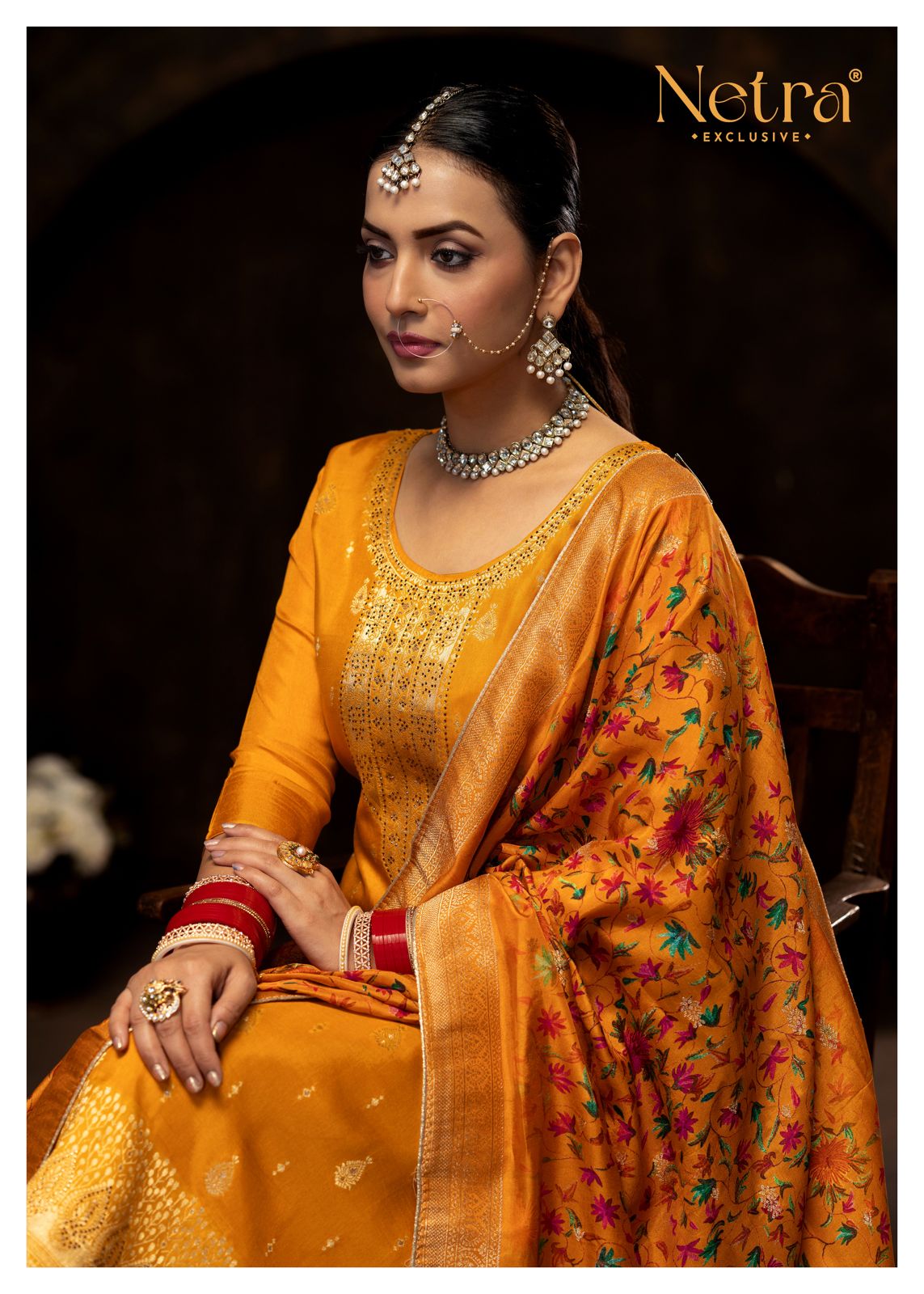 Sunidhi Netra Lakhnavi Plazzo Style Suits Wholesale Price