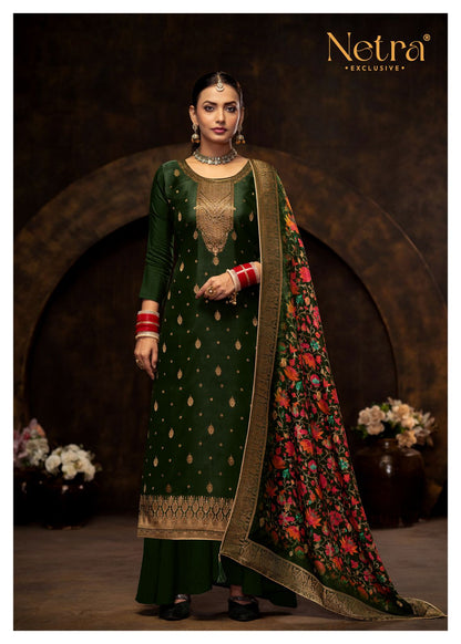 Sunidhi Netra Lakhnavi Plazzo Style Suits Wholesale Price