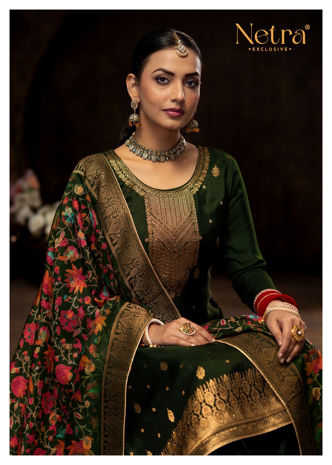 Sunidhi Netra Lakhnavi Plazzo Style Suits Wholesale Price