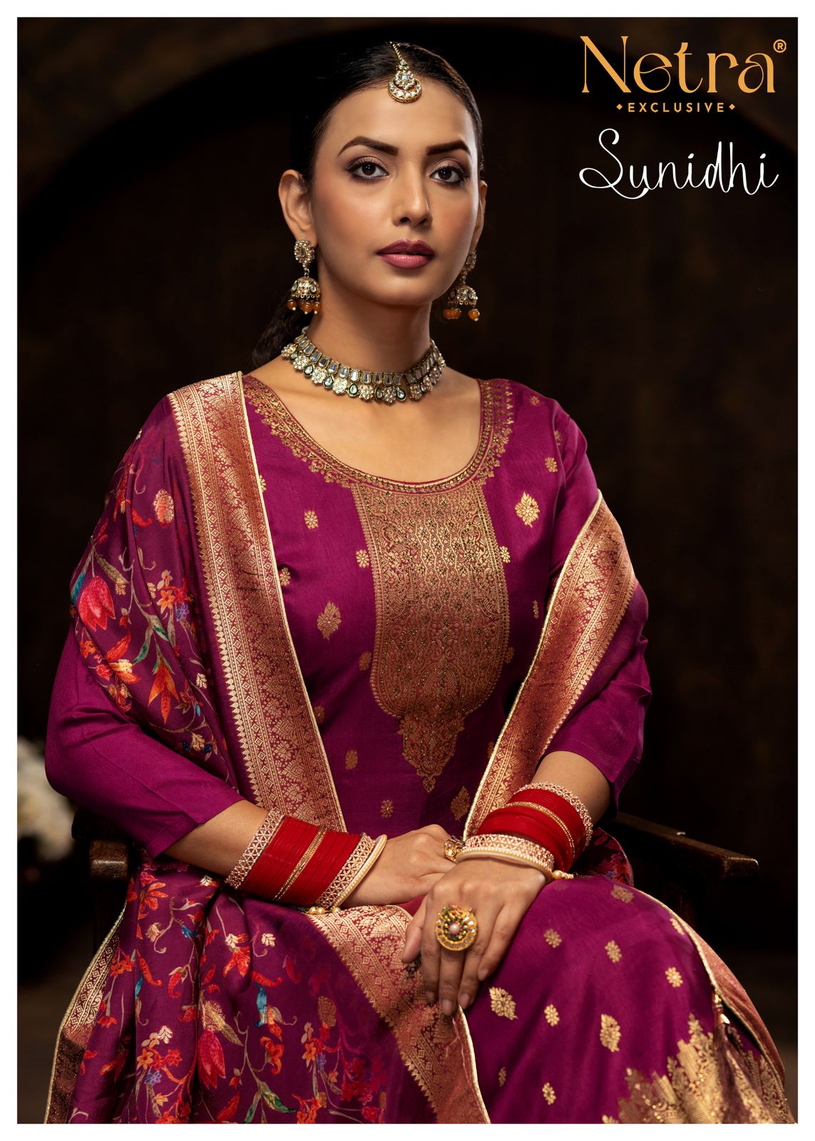 Sunidhi Netra Lakhnavi Plazzo Style Suits Wholesale Price