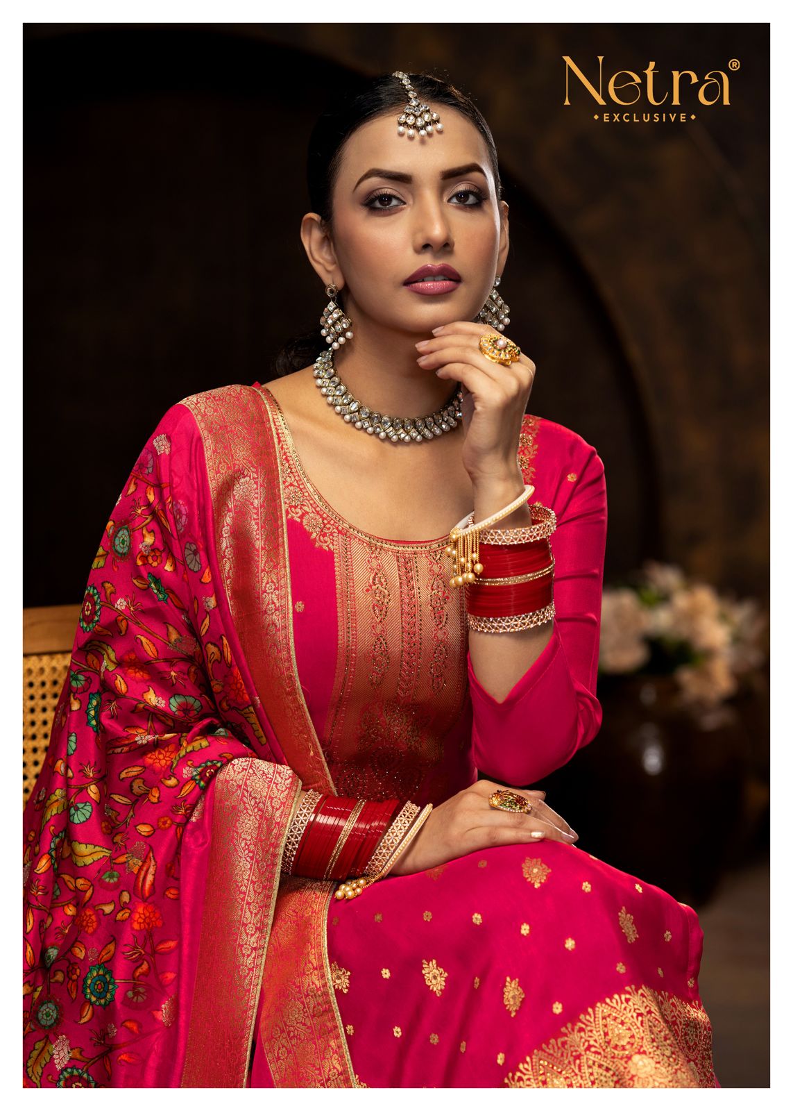 Sunidhi Netra Lakhnavi Plazzo Style Suits Wholesale Price