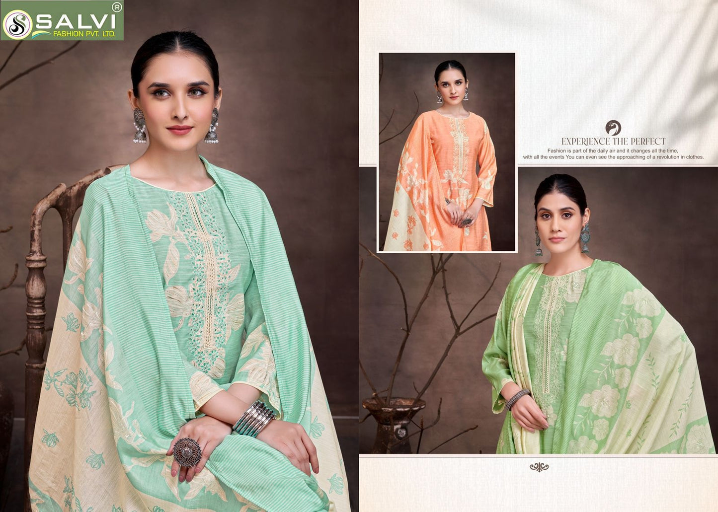 Sunidhi Vol 2 Salvi Fashion Linen Silk Pant Style Suits Supplier India