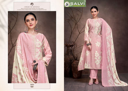 Sunidhi Vol 2 Salvi Fashion Linen Silk Pant Style Suits Supplier India