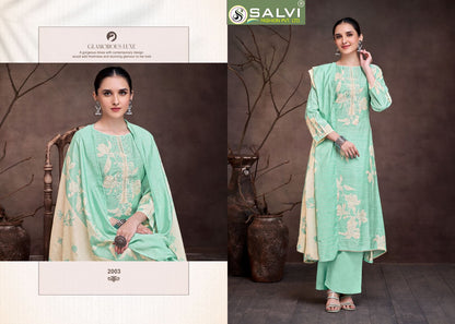Sunidhi Vol 2 Salvi Fashion Linen Silk Pant Style Suits Supplier India